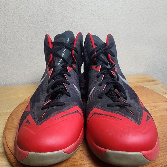 Nike Hyperquickness Shoes Mens Size 15 Red Black Lunarlon Basketball 652777-006 main image 6